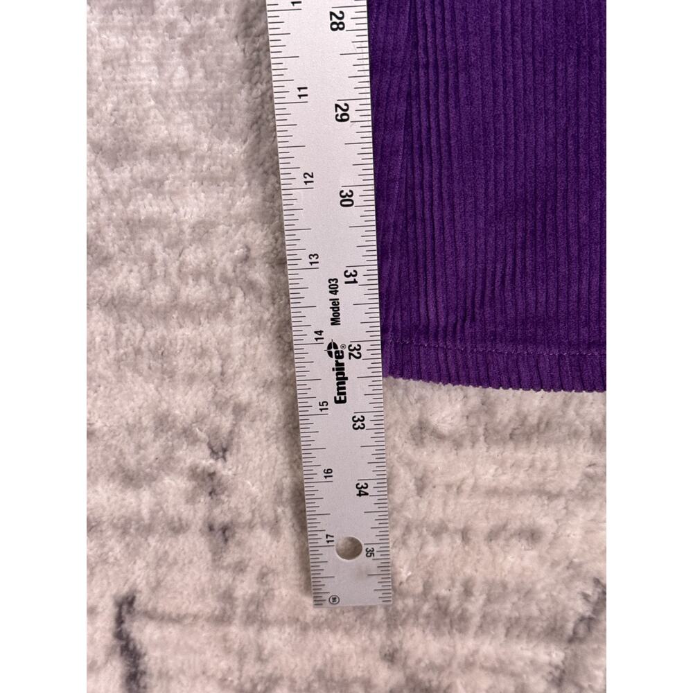 Hammies Bell Bottom Pants 30 Mens Purple Corduroy - Picture 5 of 7